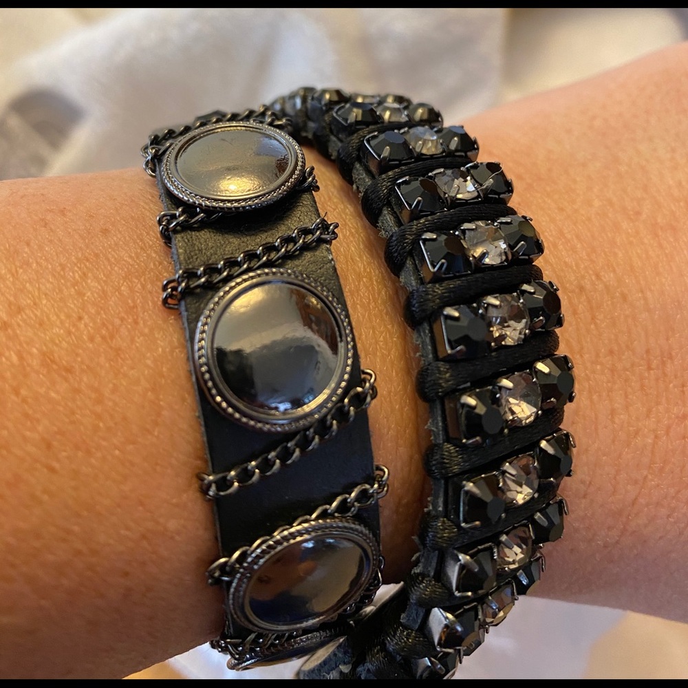 Guess Leather Wrap Bracelet